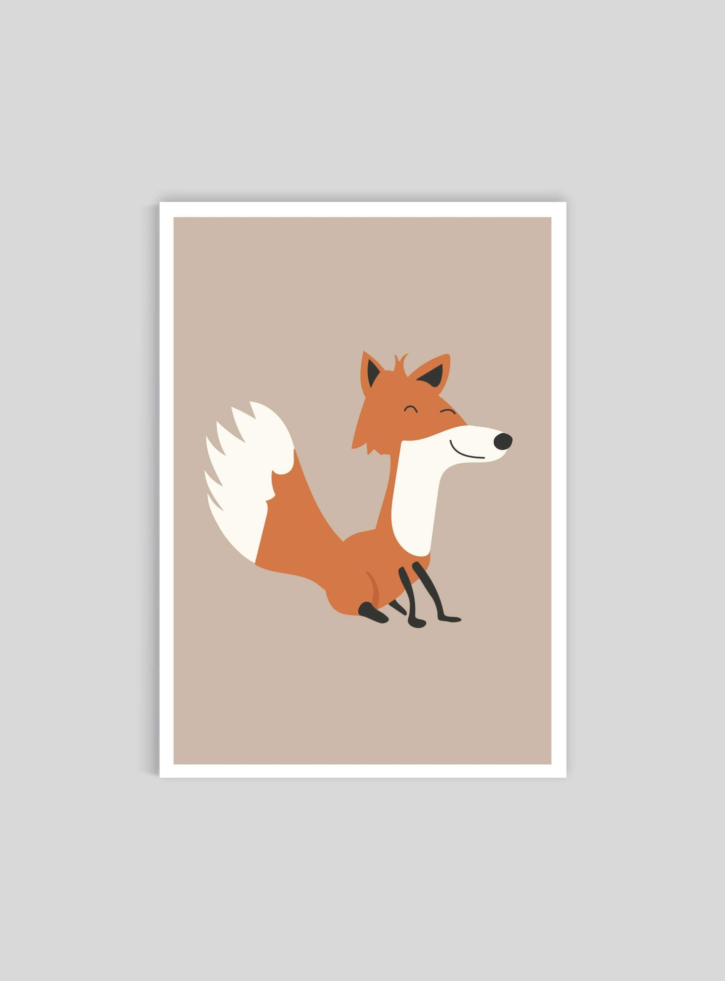Räv - Mini print A5 - Kunskapstavlan