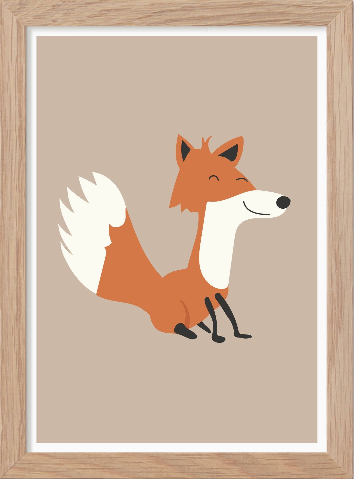 Räv - Mini print A5 - Kunskapstavlan