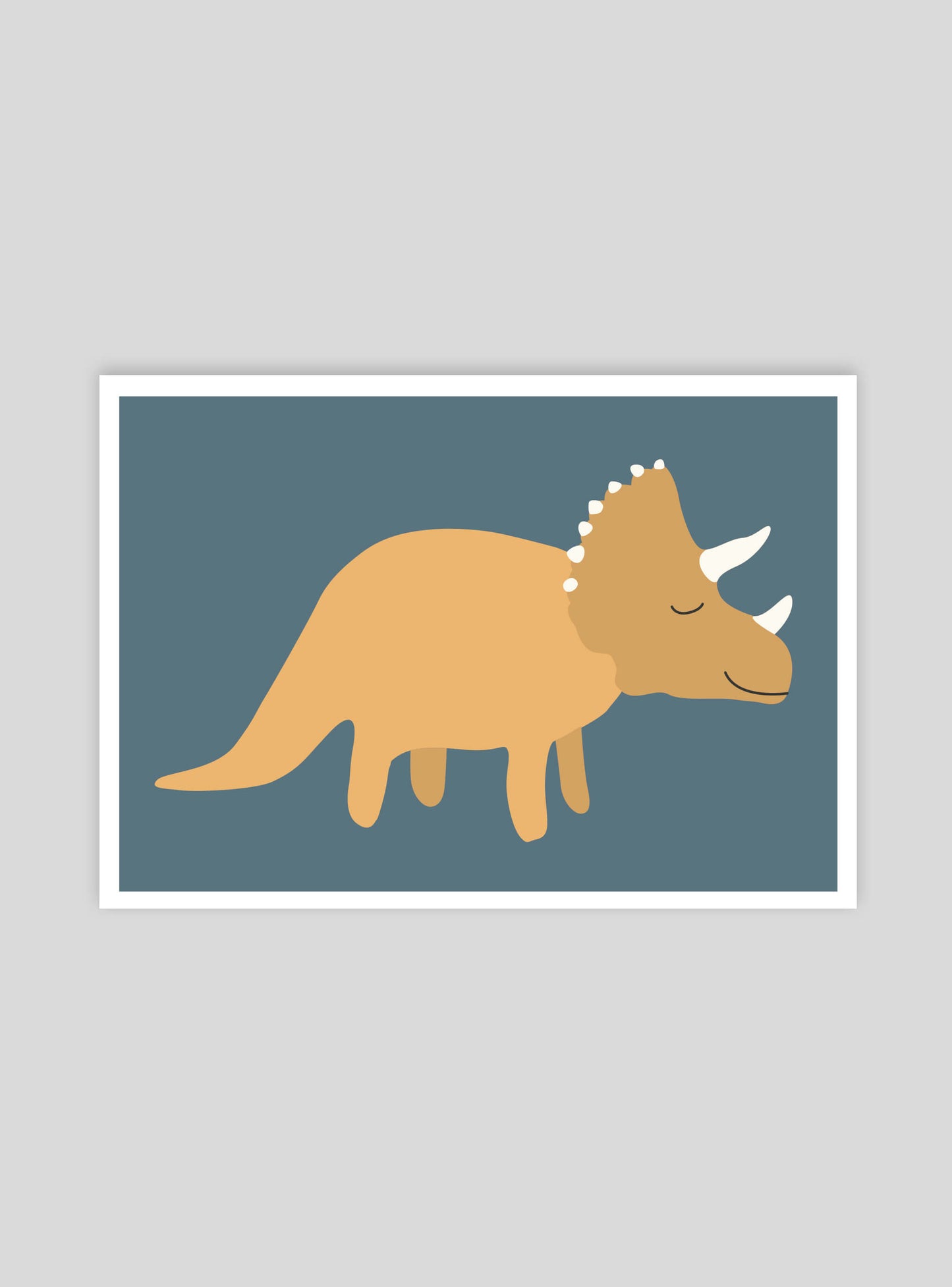 Dinosaur Triceratops Ny - Mini Print