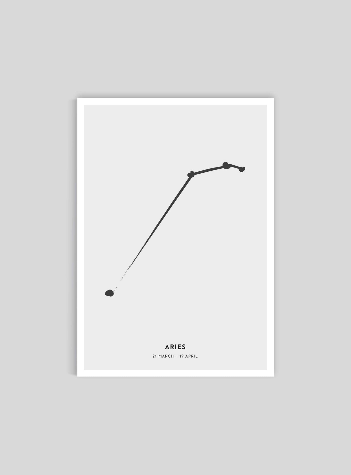 Zodiac sign Aries - Väduren - Mini print A5 - Kunskapstavlan