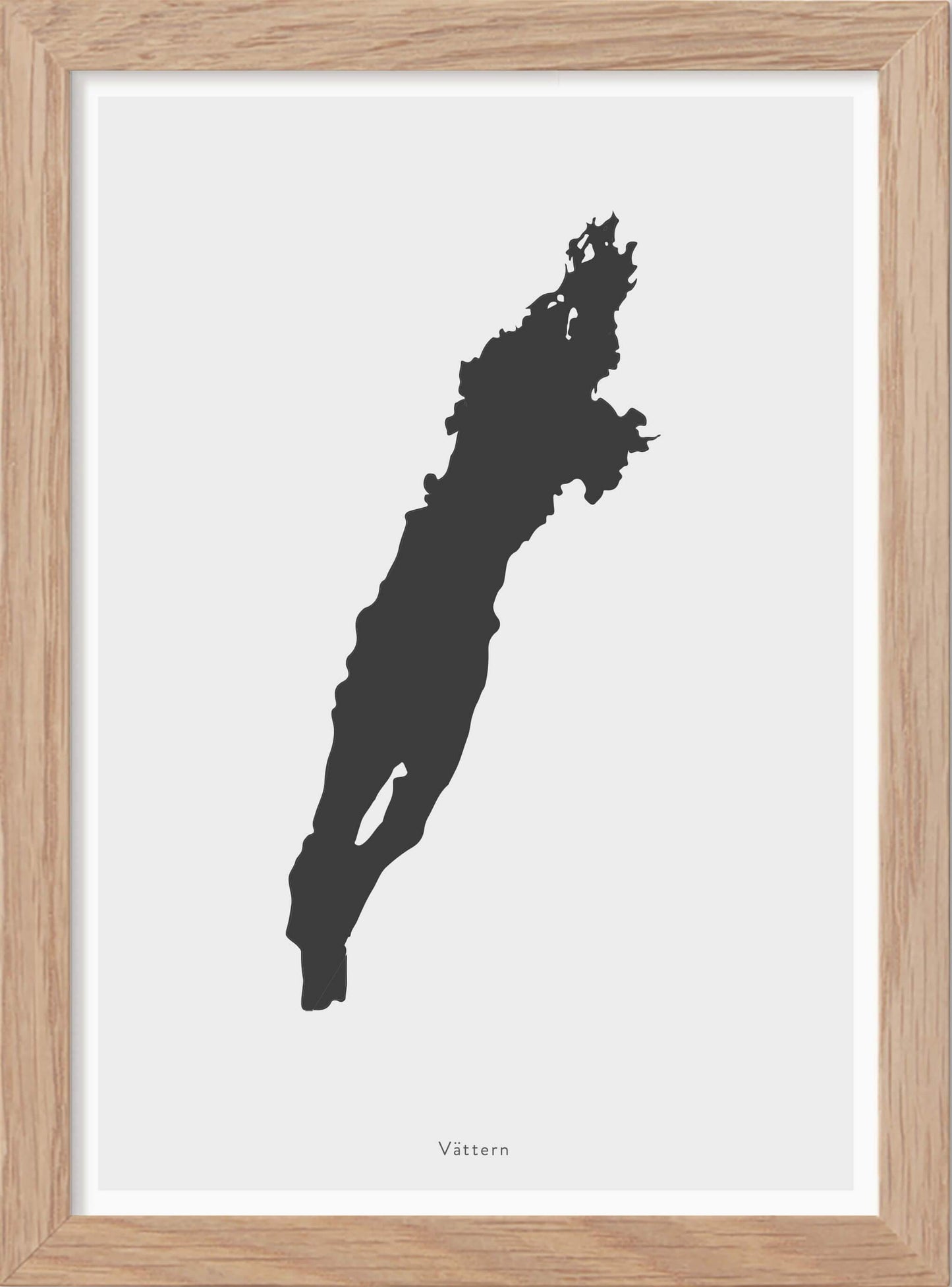 Vättern - Mini print A5 - Kunskapstavlan