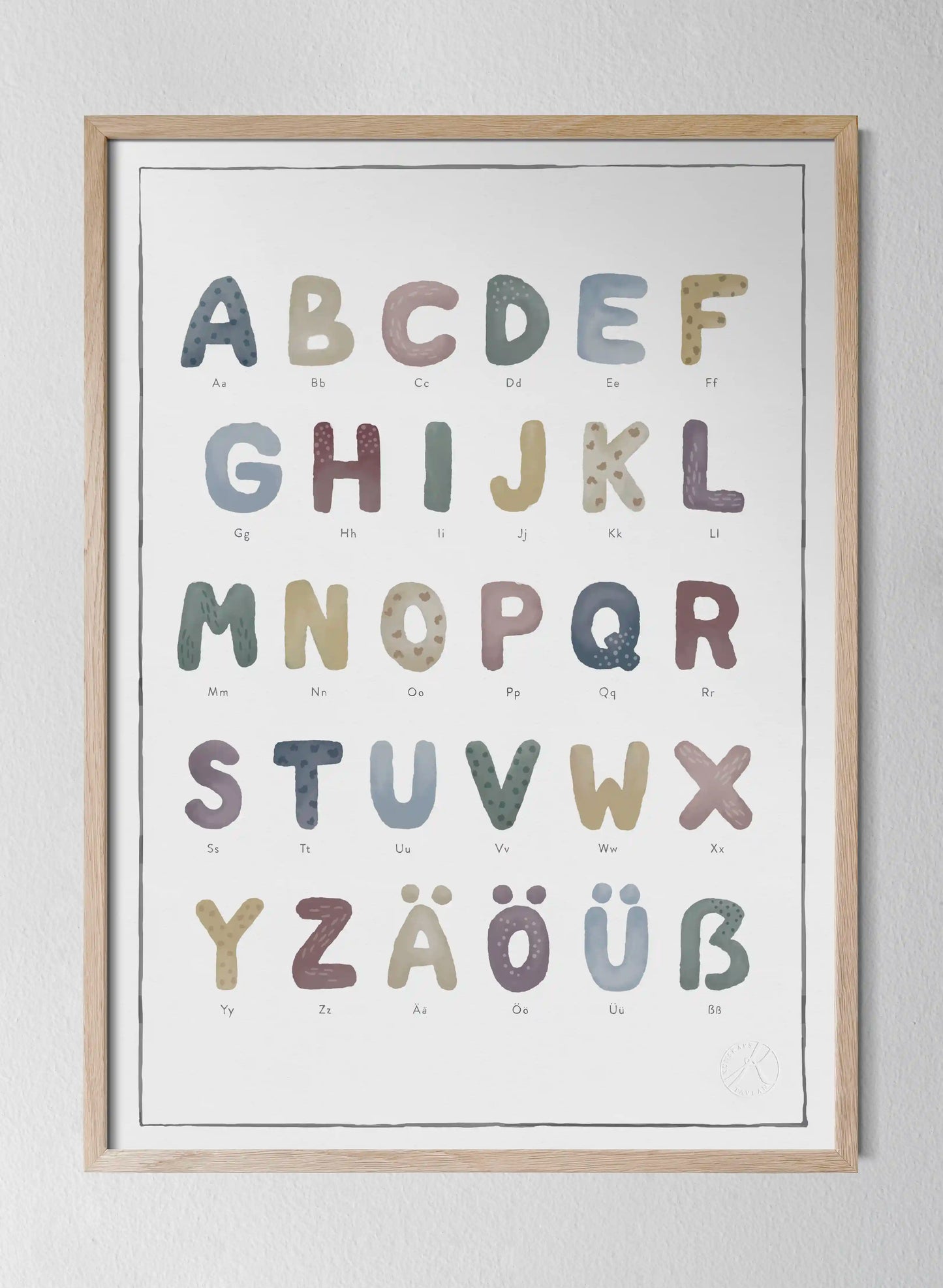 Classic Oak Frame Patterned