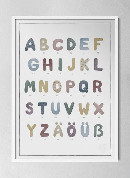 Classic White Pinewood Frame Patterned