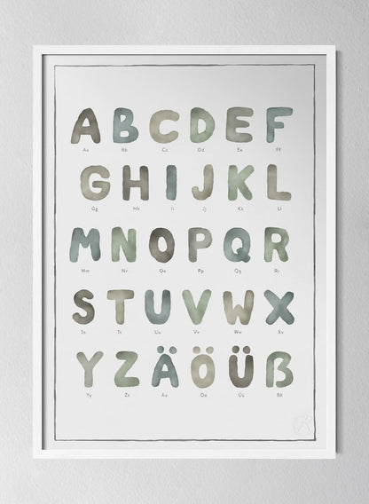 Classic White Pinewood Frame Watercolour