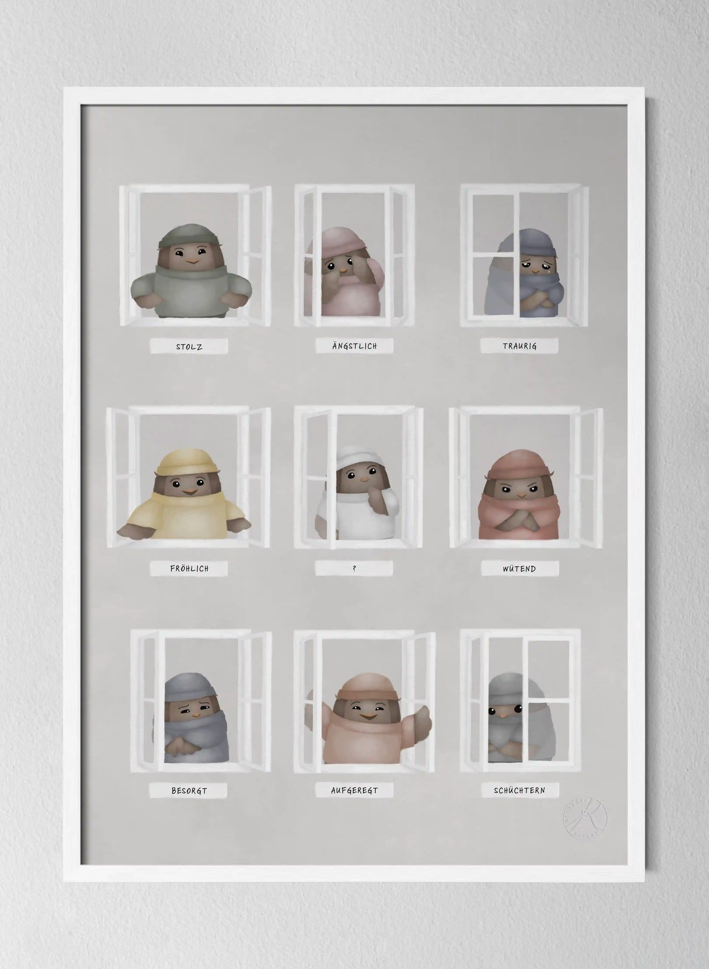 Classic White Pinewood Frame