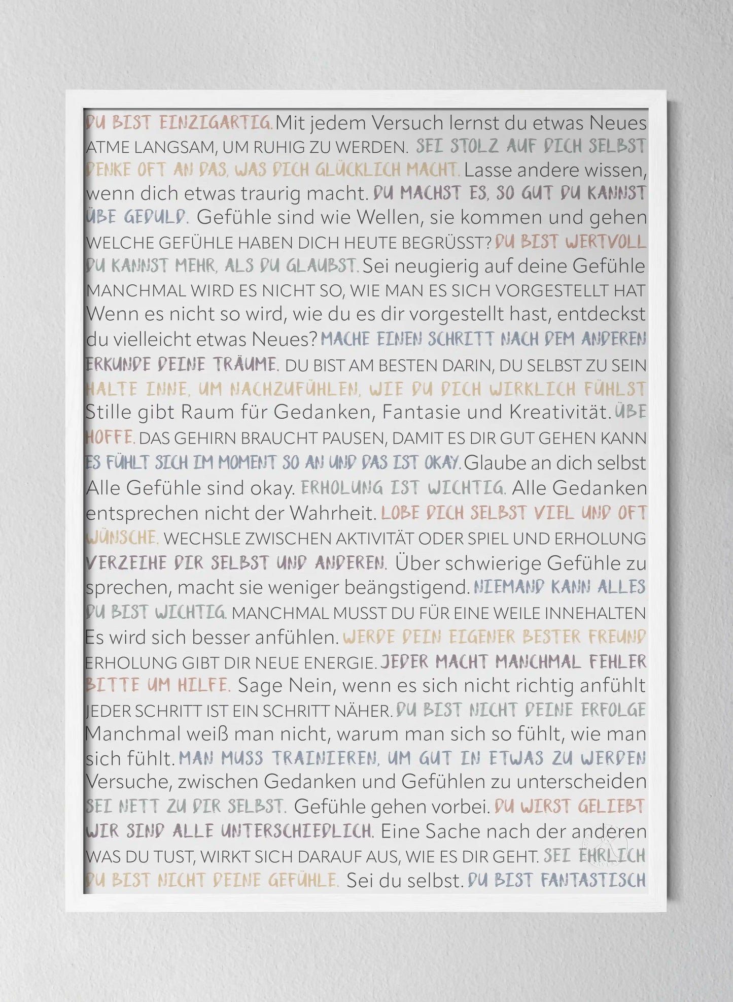 Classic White Pinewood Frame