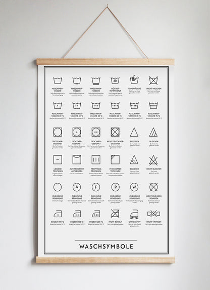 Poster Hanger in Solid Oak