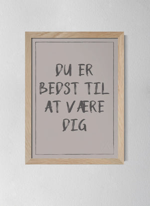 Classic Oak Frame Misty Blush