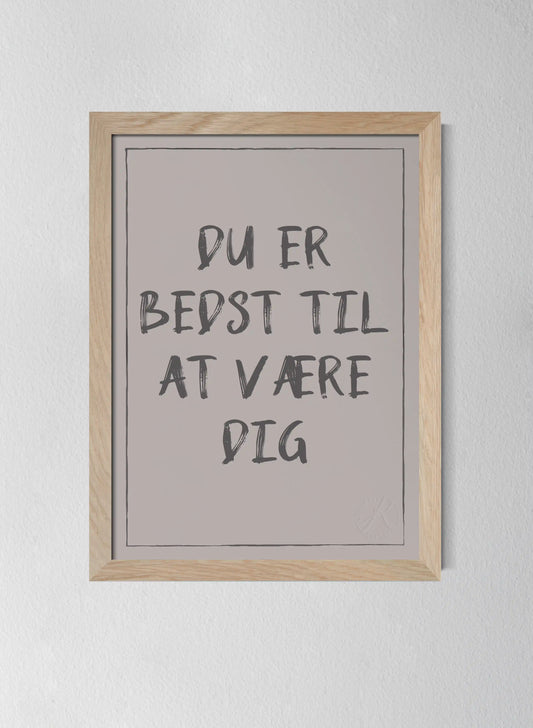 Classic Oak Frame Misty Blush