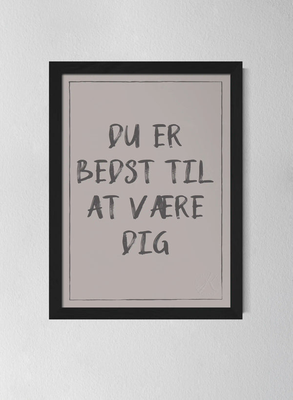 Classic Black Pinewood Frame Misty Blush