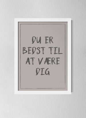 Classic White Pinewood Frame Misty Blush