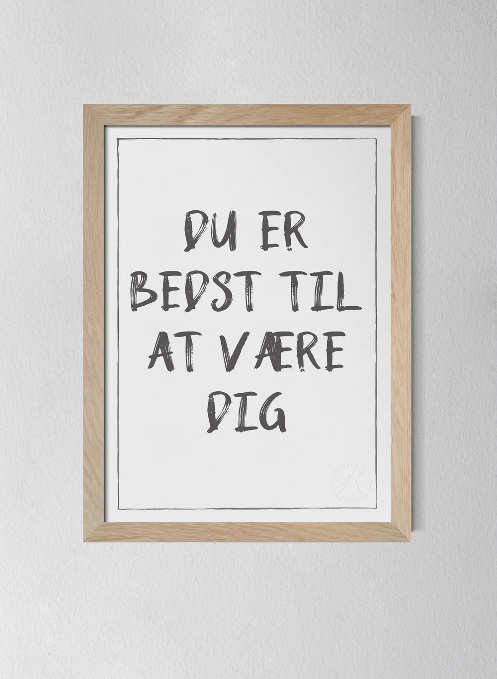 Classic Oak Frame Misty Blush