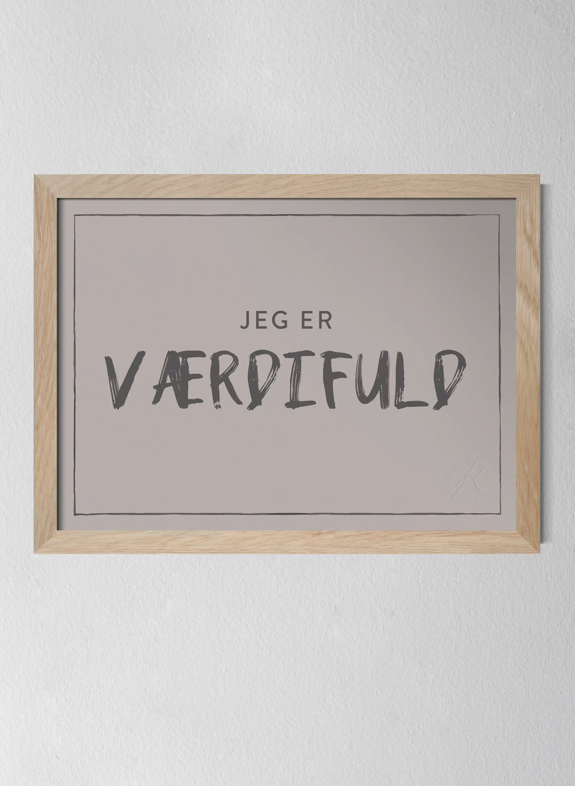 Classic Oak Frame Misty Blush