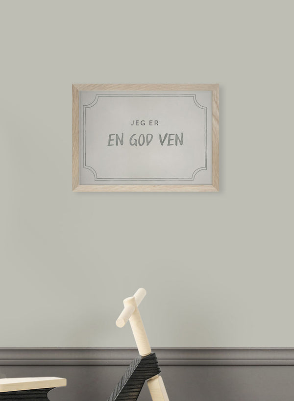 Diplom for at være en god ven