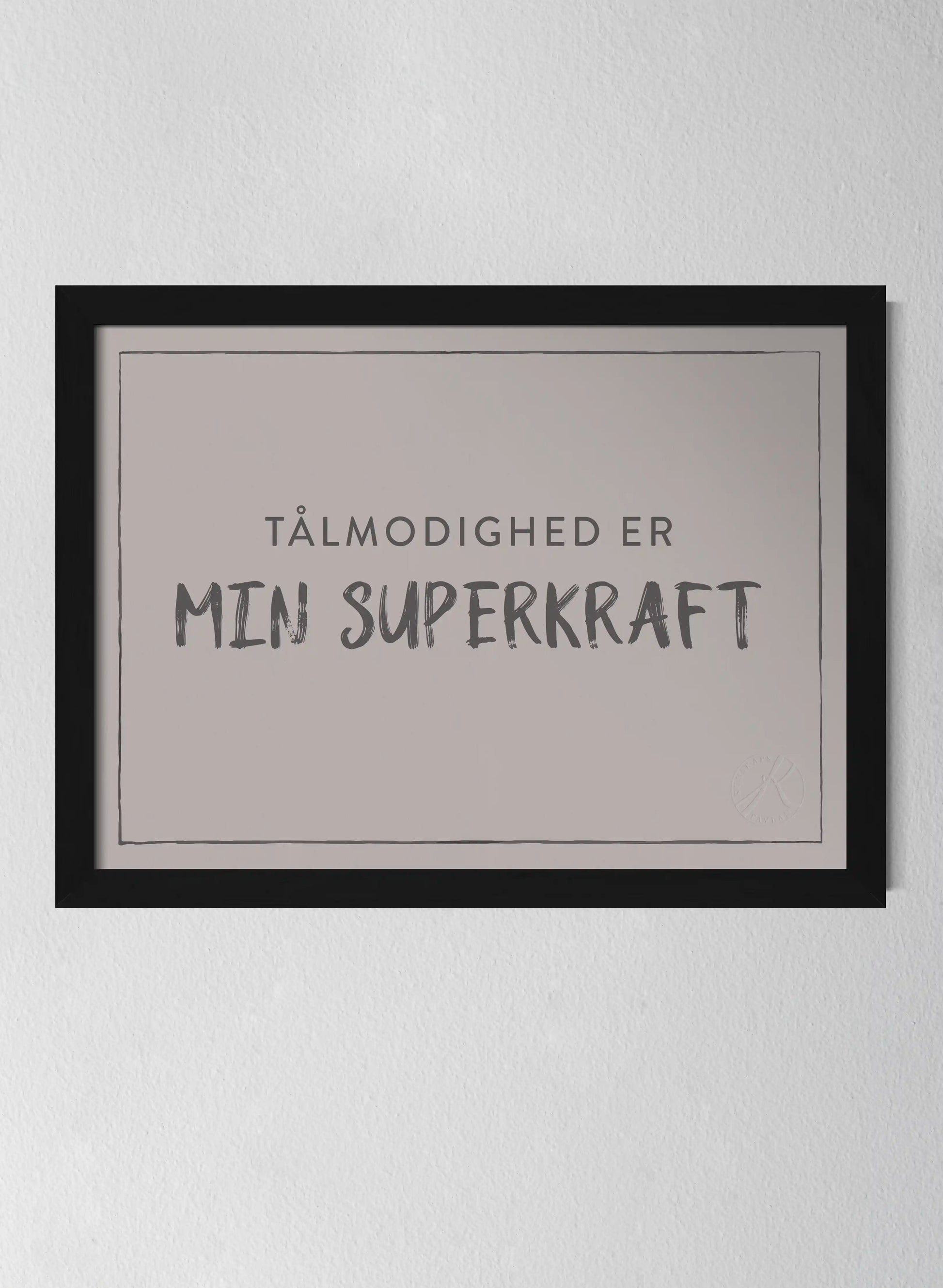 Classic Black Pinewood Frame Misty Blush