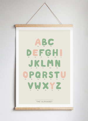 Poster Hanger in Solid Oak