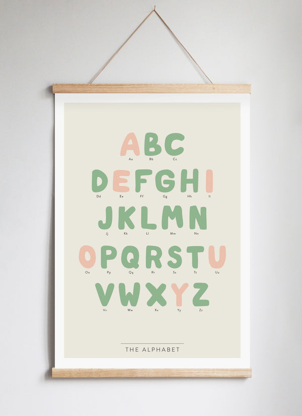 Poster Hanger in Solid Oak