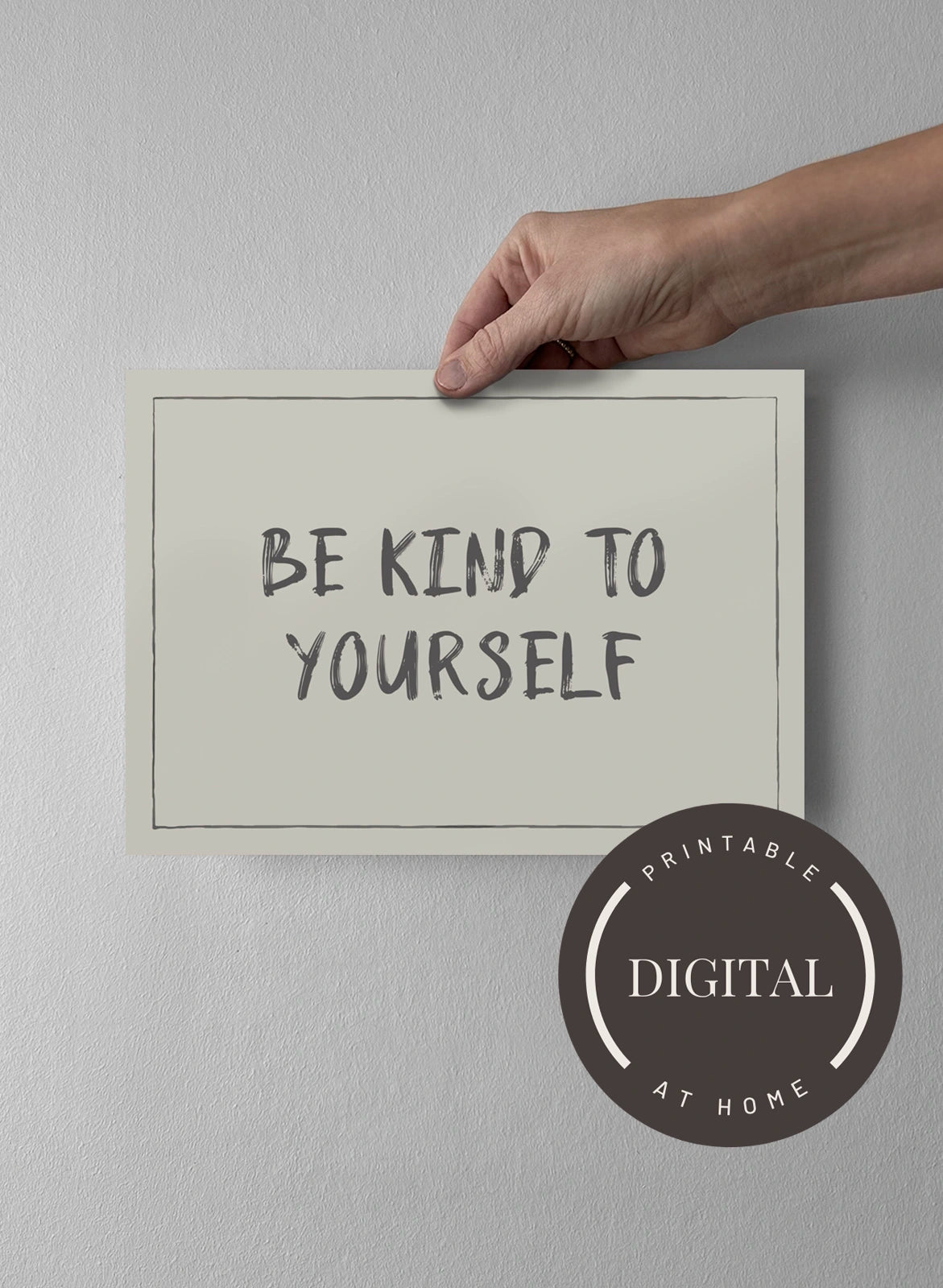21 x 30 cm - DIGITAL - Print at home Pearl Grey