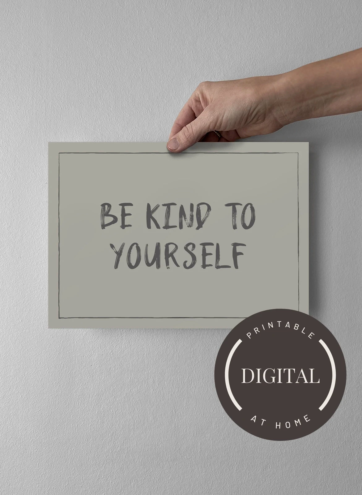 21 x 30 cm - DIGITAL - Print at home Sandwashed Sage