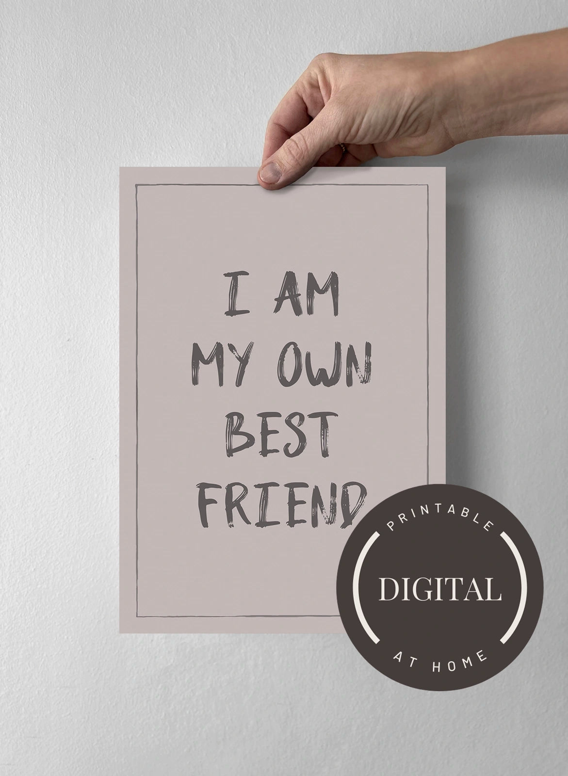 21 x 30 cm - DIGITAL - Print at home Misty Blush