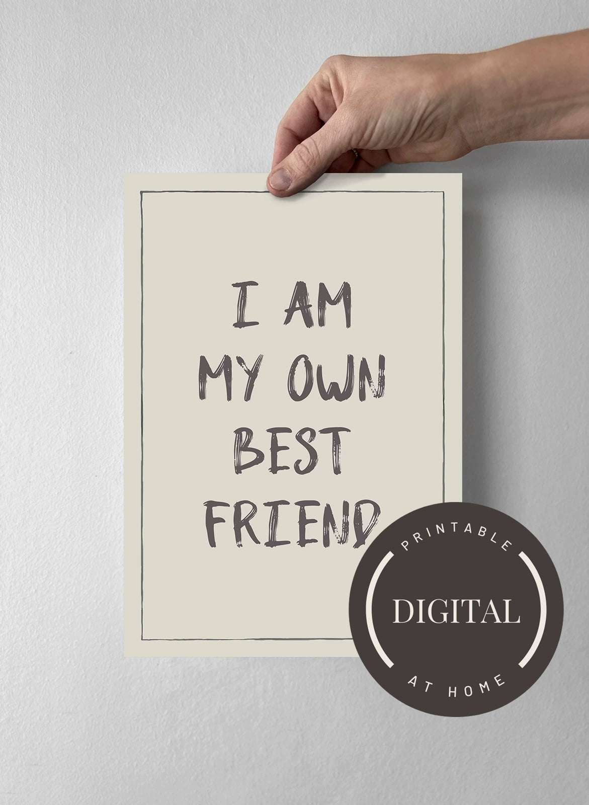 21 x 30 cm - DIGITAL - Print at home Pearl Grey