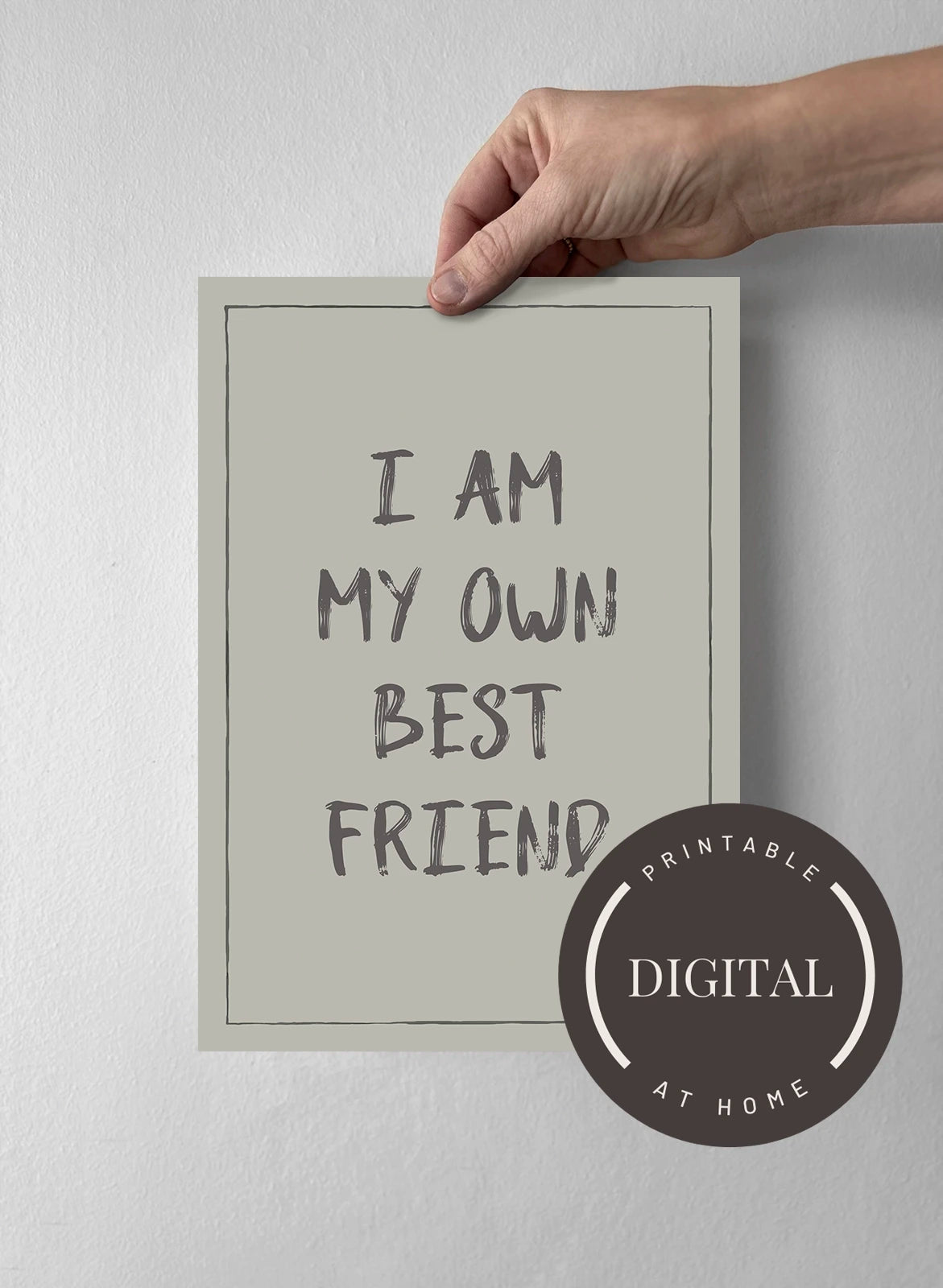 21 x 30 cm - DIGITAL - Print at home Sandwashed Sage