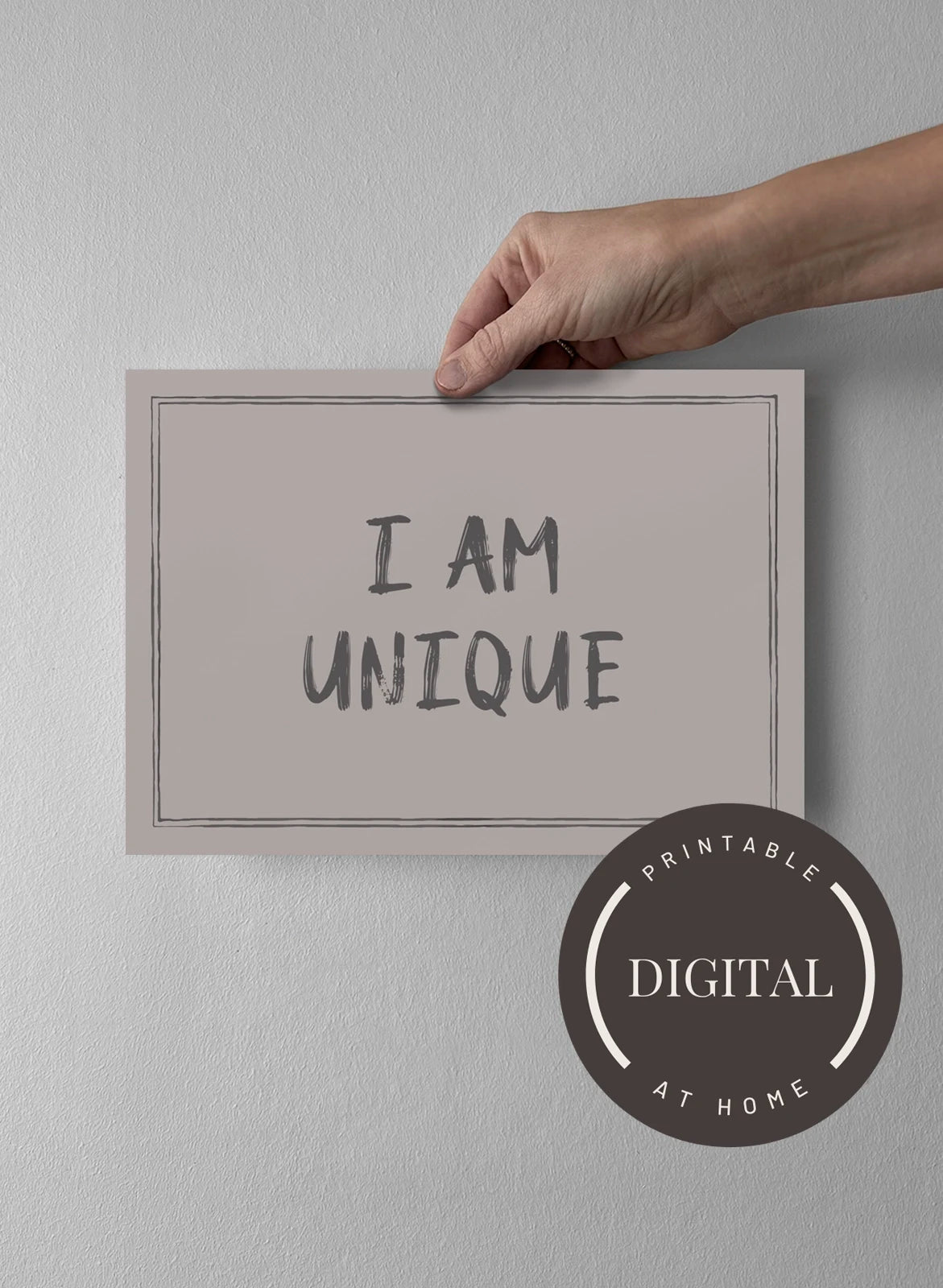 21 x 30 cm - DIGITAL - Print at home Misty Blush