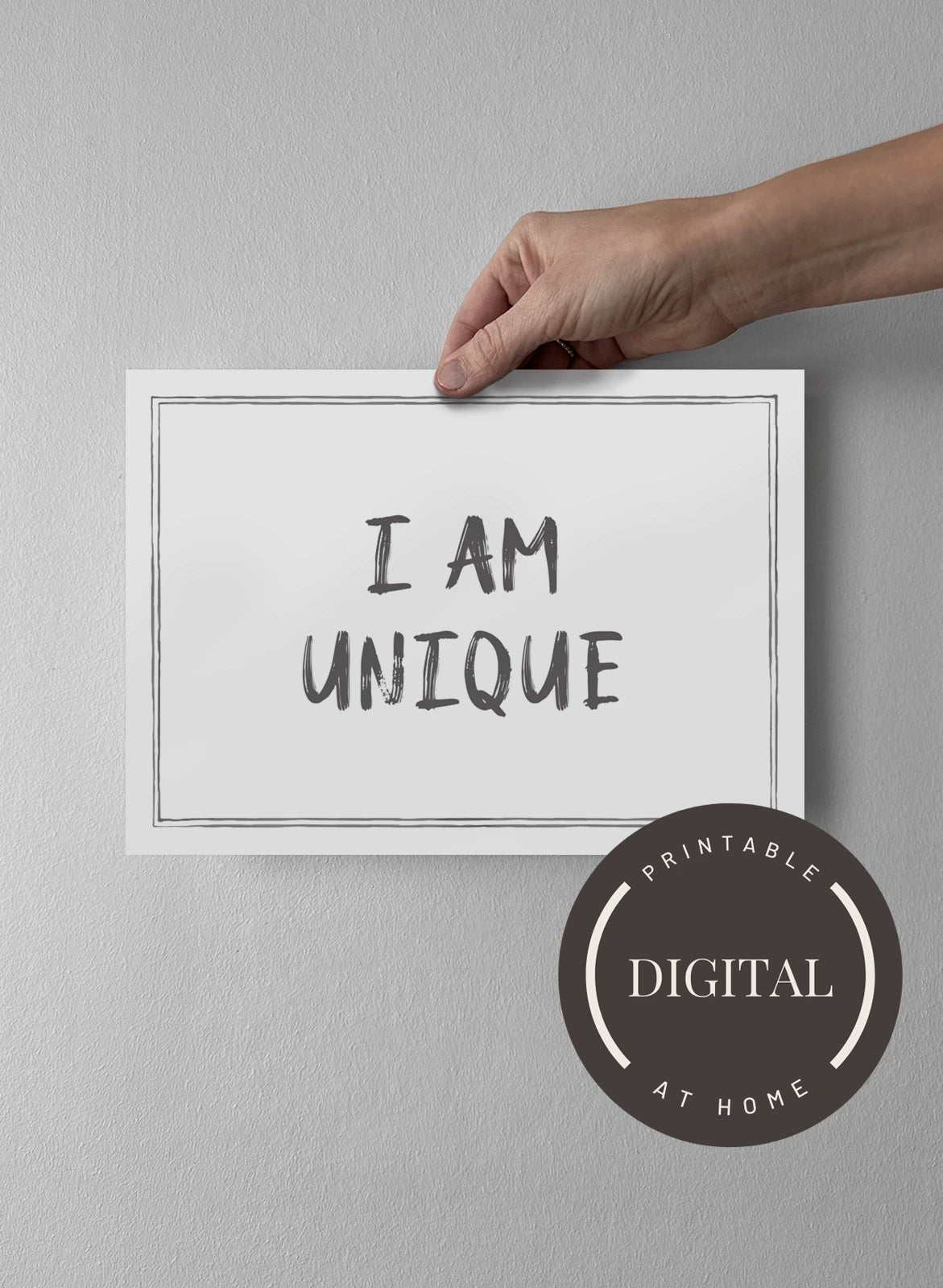 21 x 30 cm - DIGITAL - Print at home Off-white