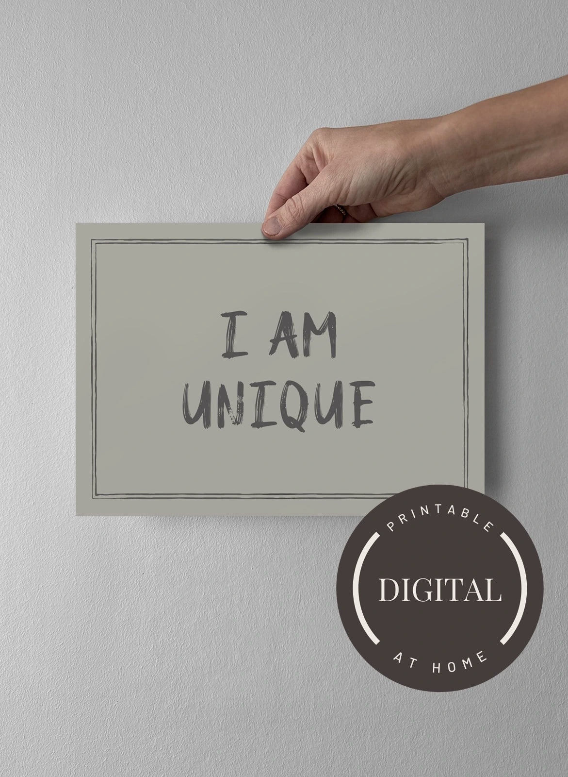 21 x 30 cm - DIGITAL - Print at home Sandwashed Sage