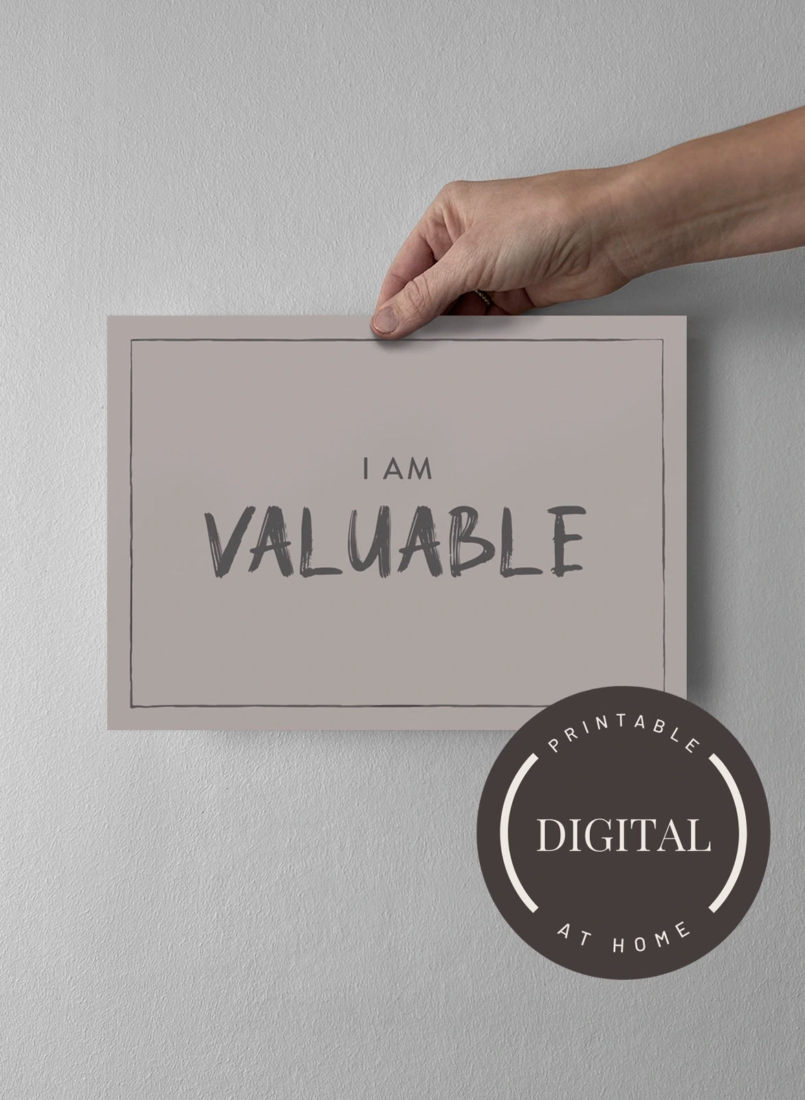 21 x 30 cm - DIGITAL - Print at home Misty Blush