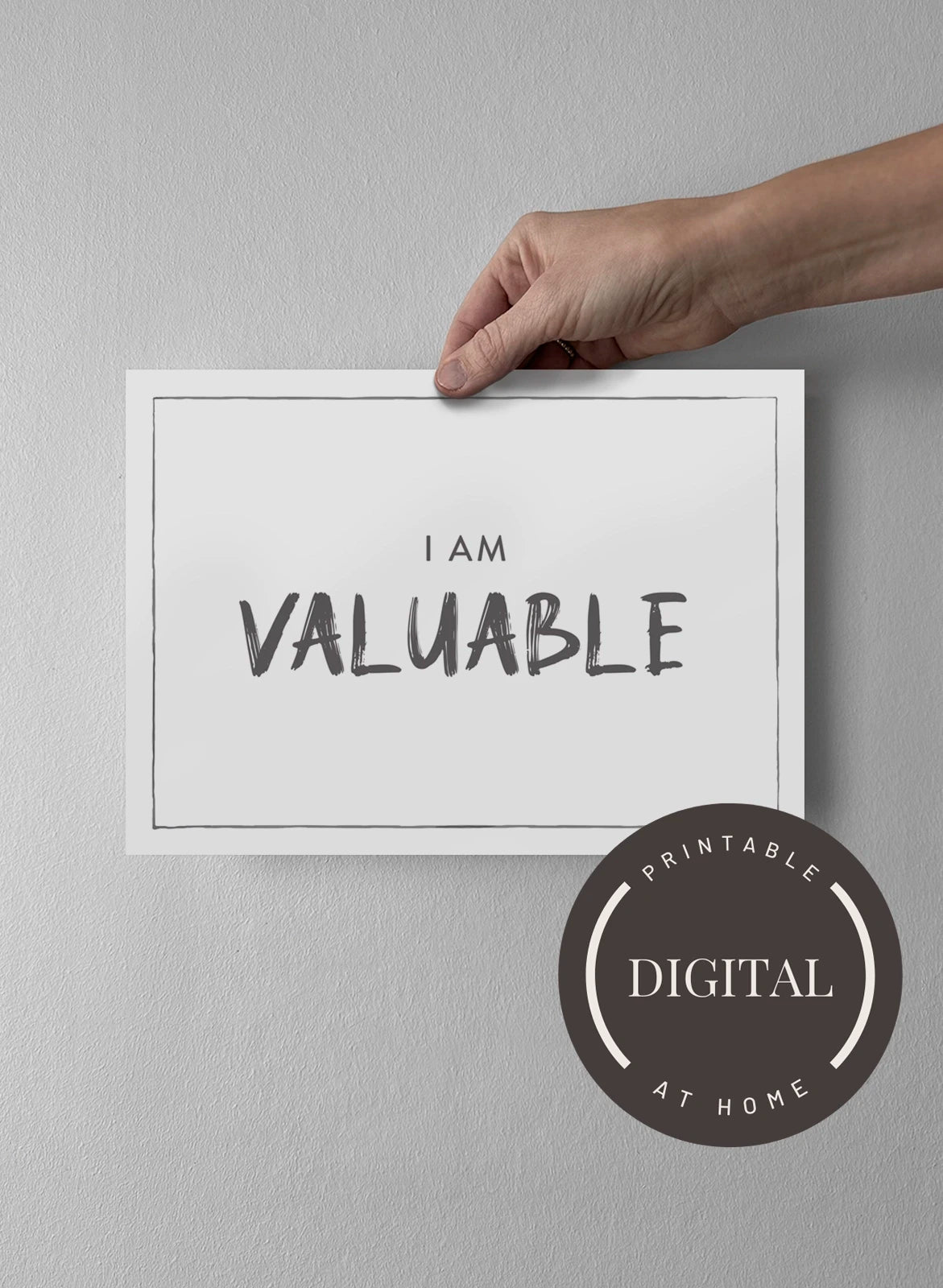 21 x 30 cm - DIGITAL - Print at home Off-white