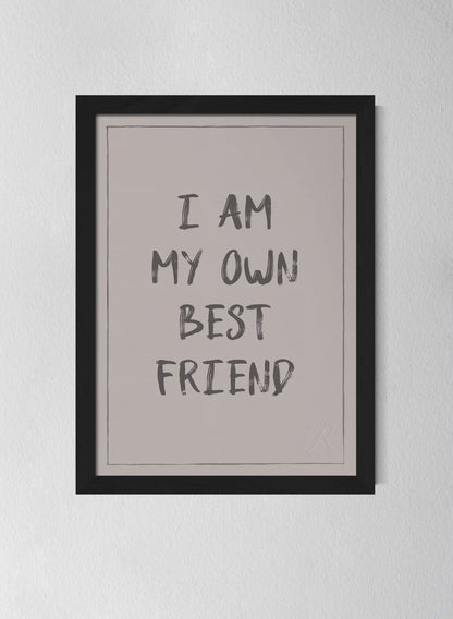 Classic Black Pinewood Frame Misty Blush