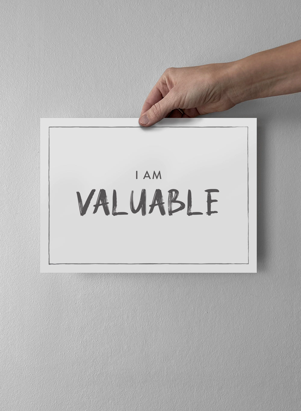 I Am Valuable