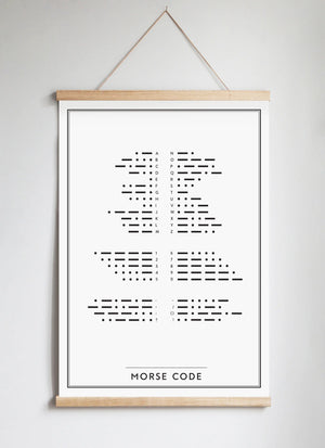 Poster Hanger in Solid Oak
