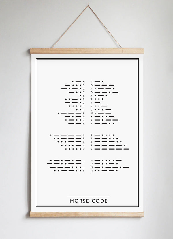 Poster Hanger in Solid Oak