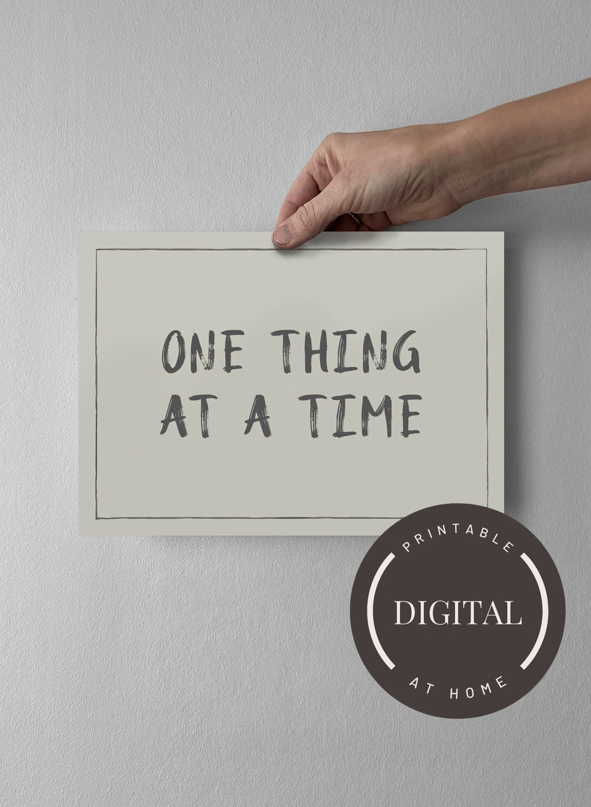 21 x 30 cm - DIGITAL - Print at home Pearl Grey