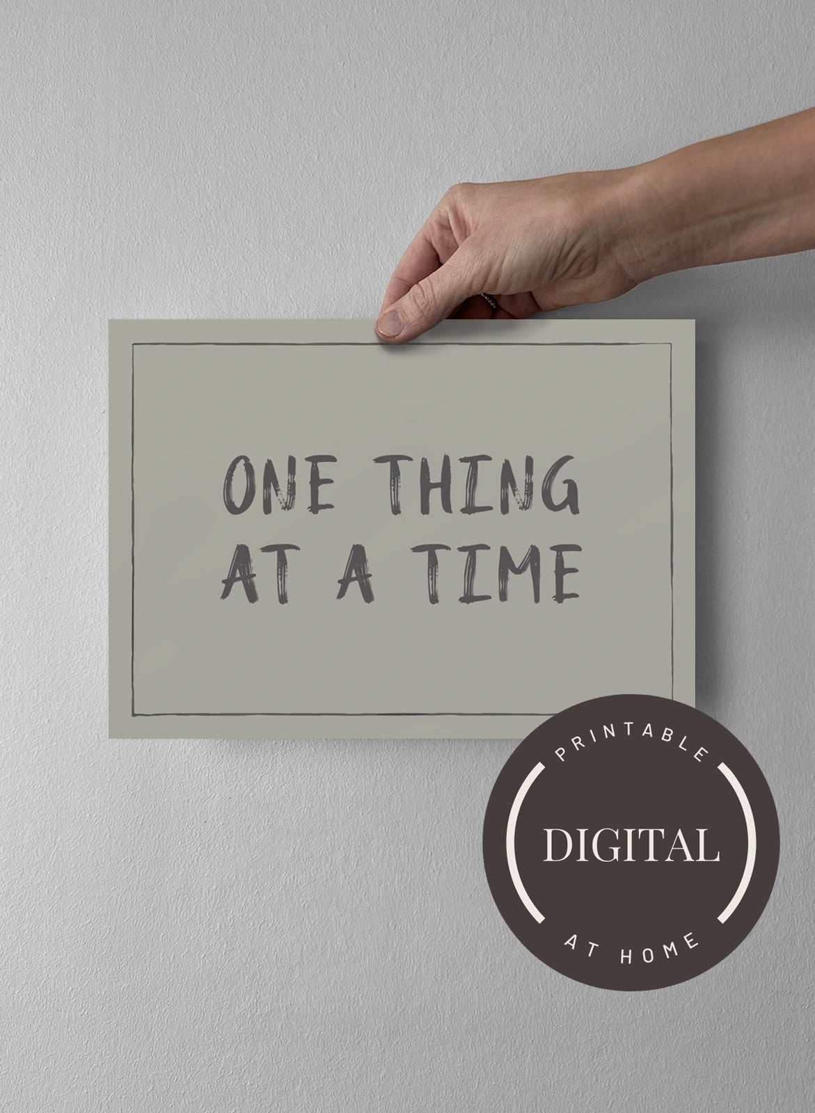 21 x 30 cm - DIGITAL - Print at home Sandwashed Sage