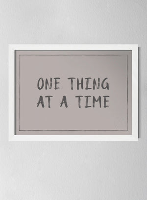 Classic White Pinewood Frame Misty Blush