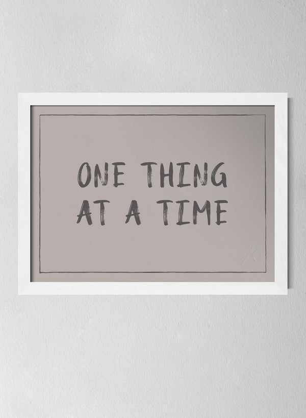 Classic White Pinewood Frame Misty Blush