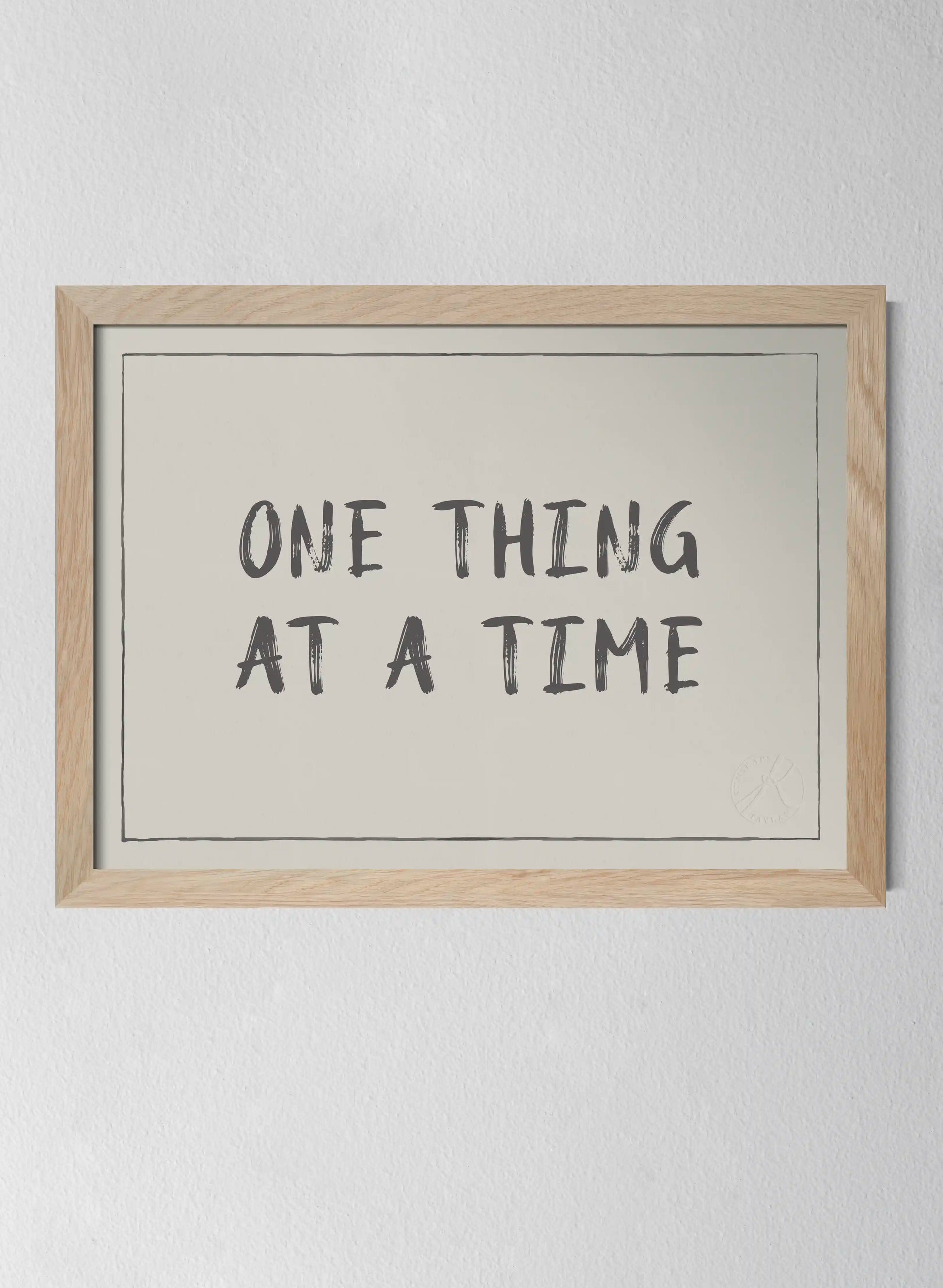 Classic Oak Frame Pearl Grey