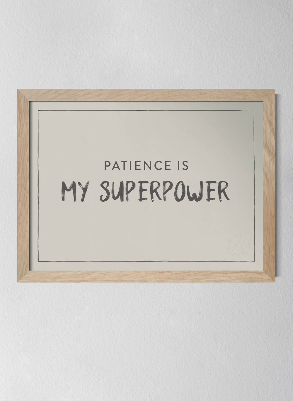 Patience Is My Superpower