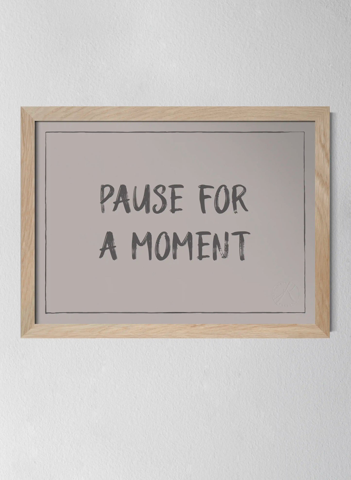 Classic Oak Frame Misty Blush