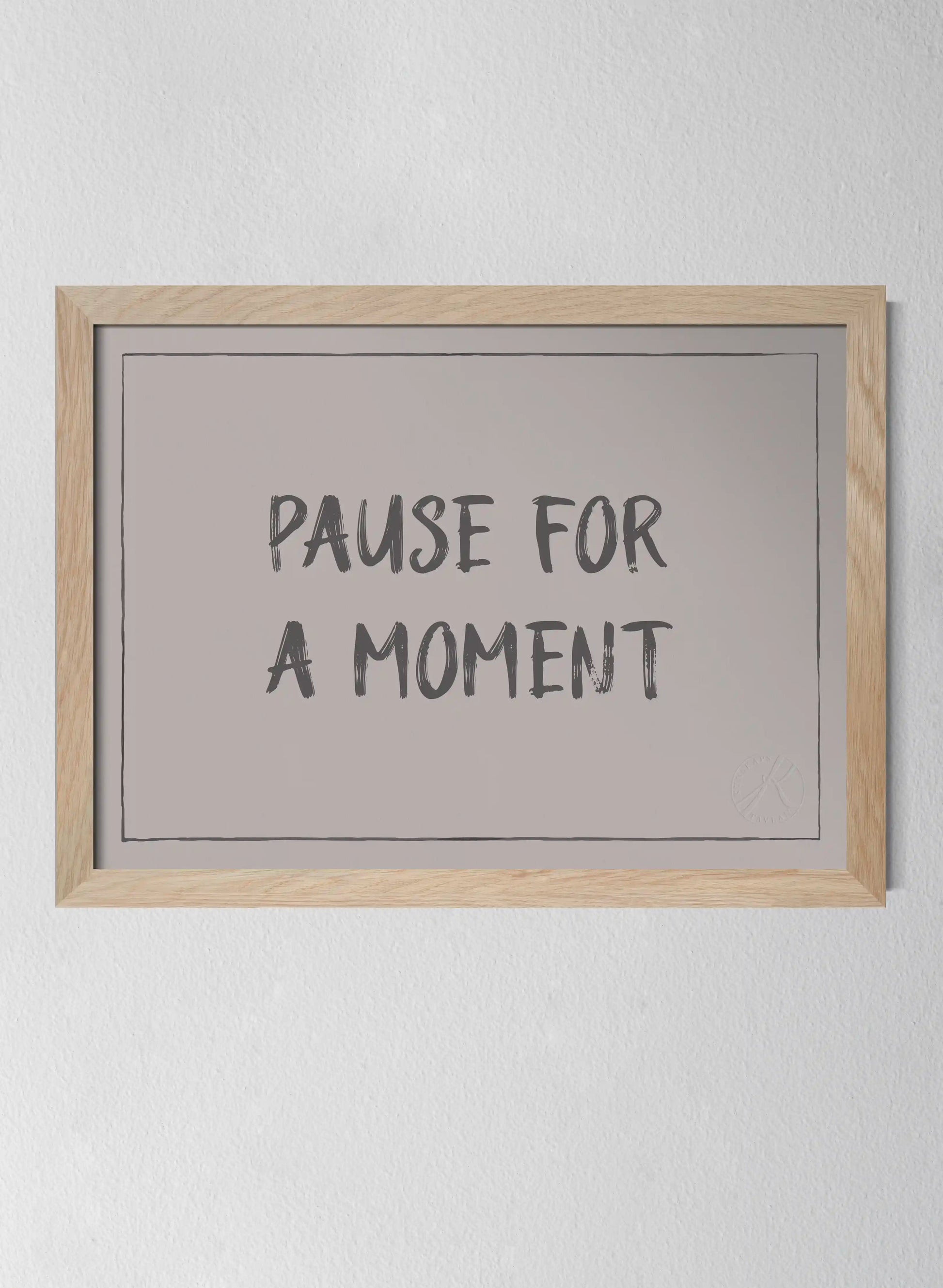 Classic Oak Frame Misty Blush