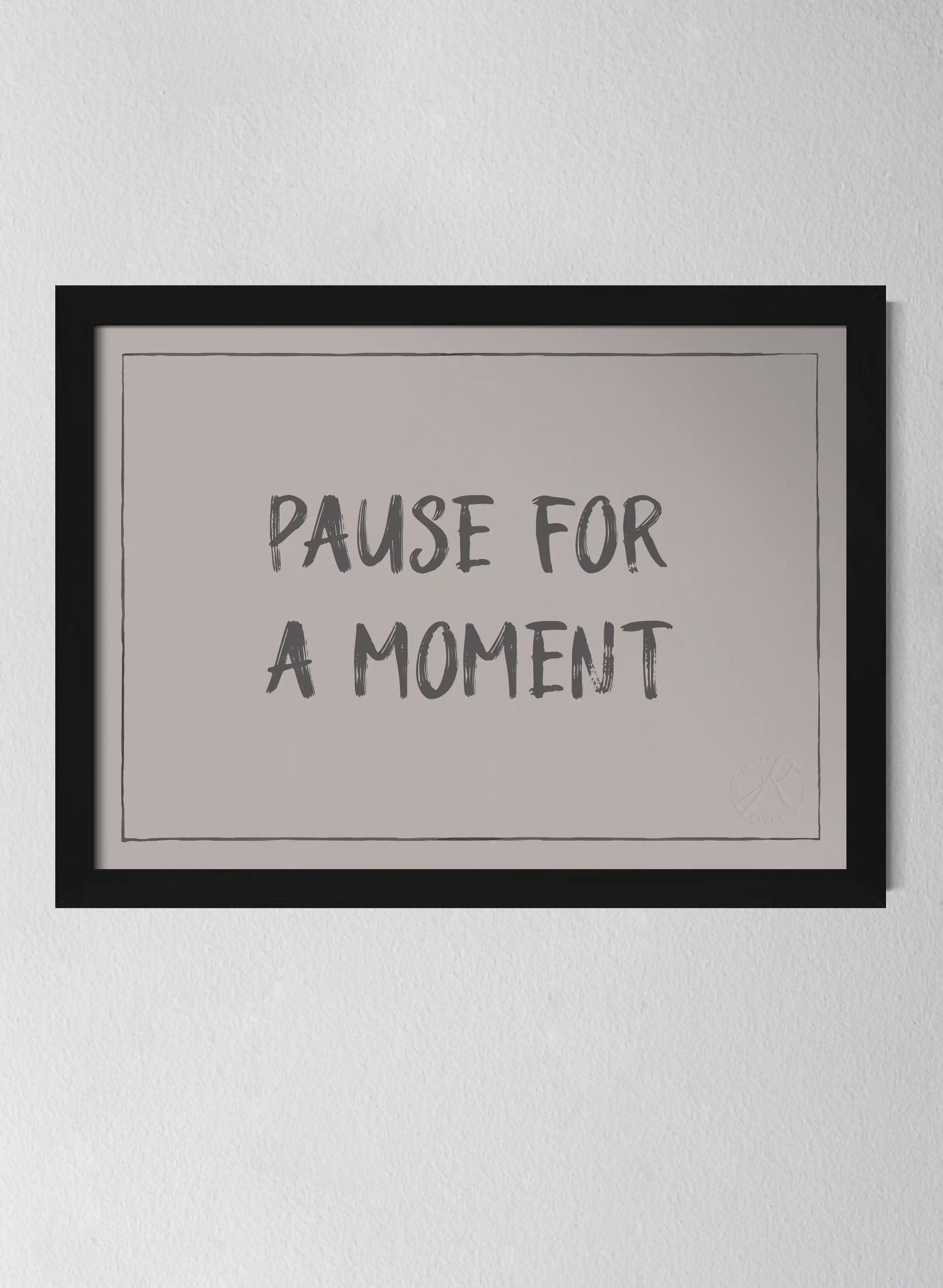 Classic Black Pinewood Frame Misty Blush