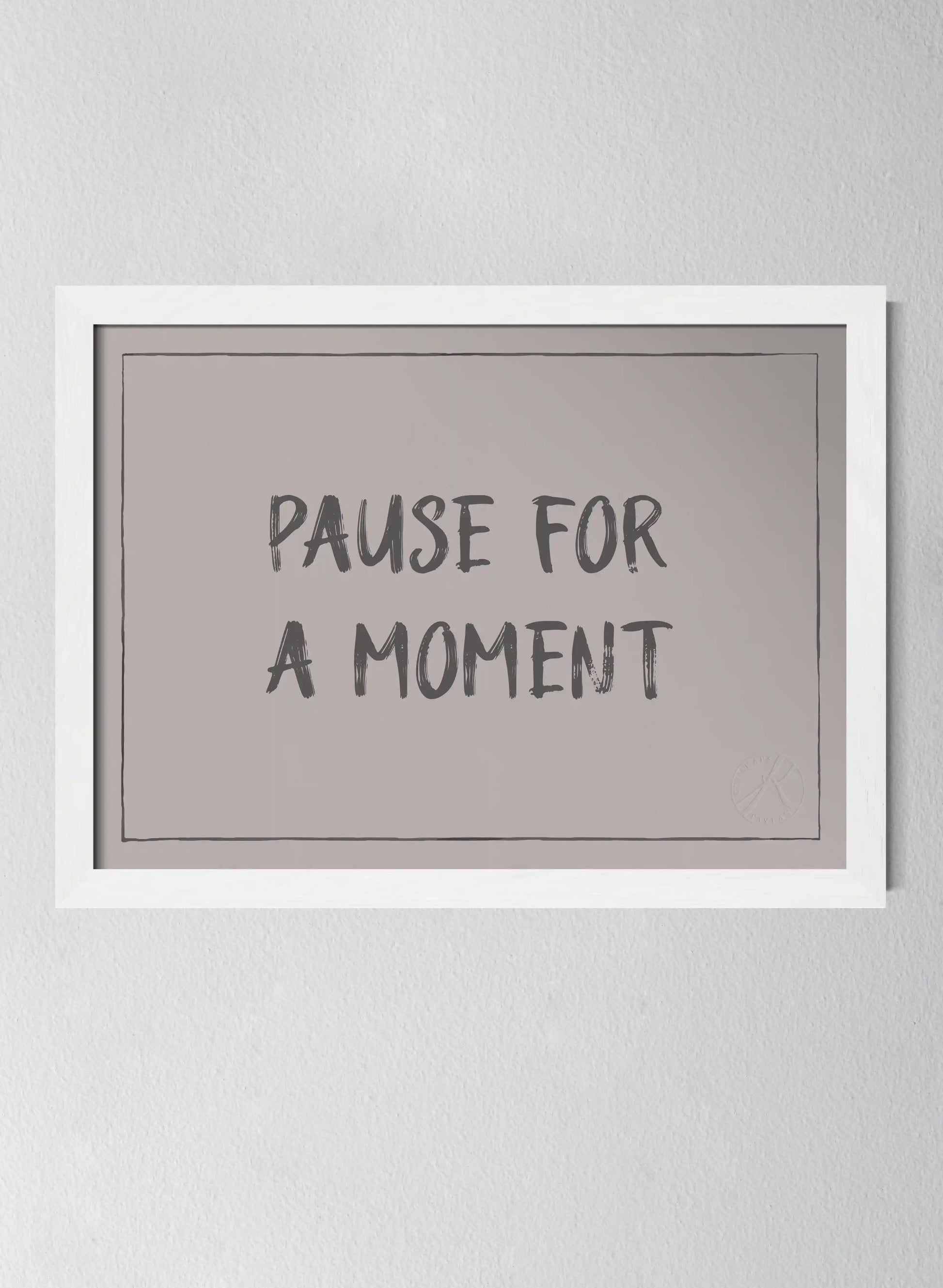 Classic White Pinewood Frame Misty Blush