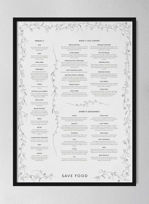 Classic Black Pinewood Frame Black & White