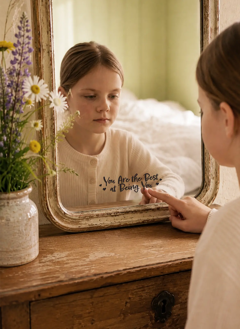 Let the mirror speak kindly ✨