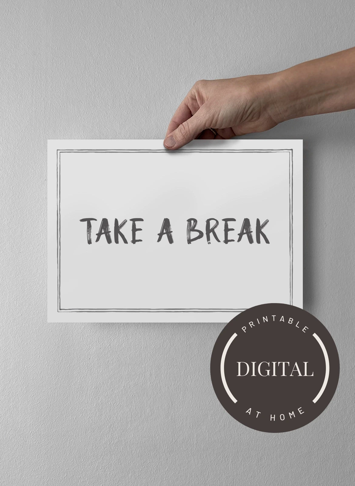 21 x 30 cm - DIGITAL - Print at home Off-white