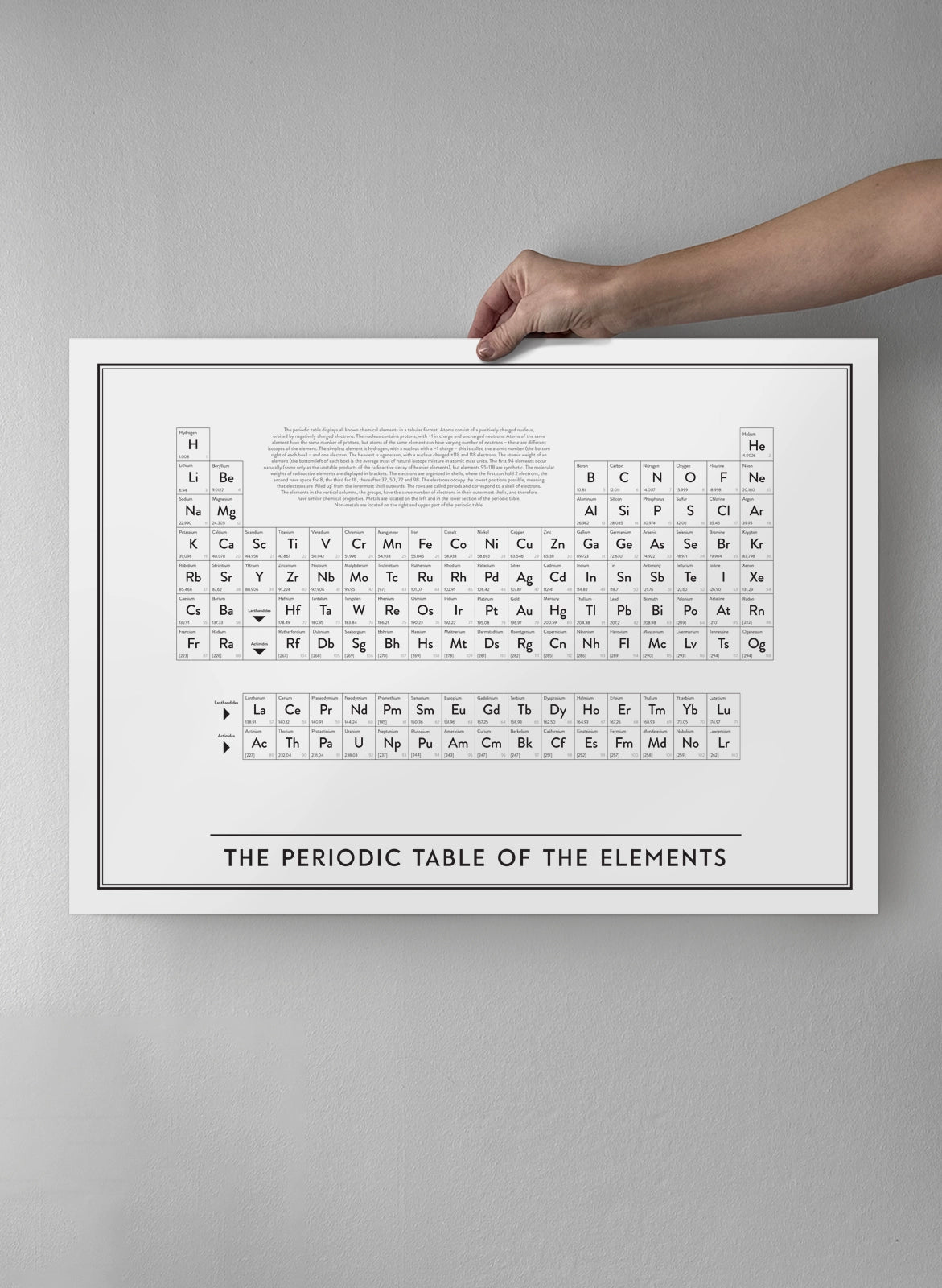 Kunskapstavlan® Periodic Table Poster - Educational Science Poster ...