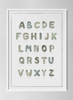Classic White Pinewood Frame Watercolour